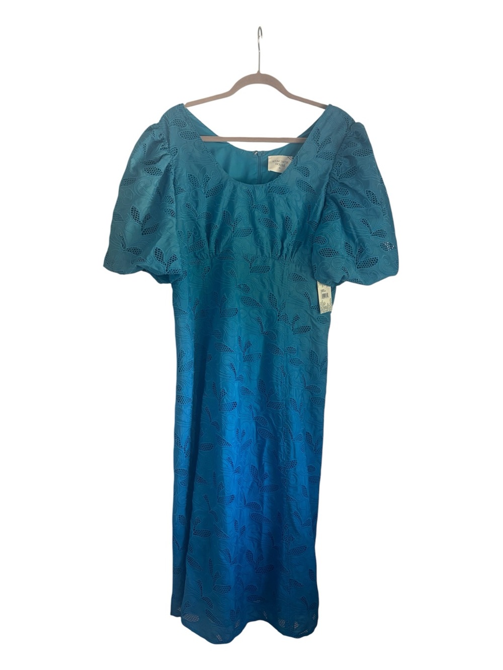 Tuckernuck Teal Eyelet Puff-Sleeve Maxi, Hyacinth House